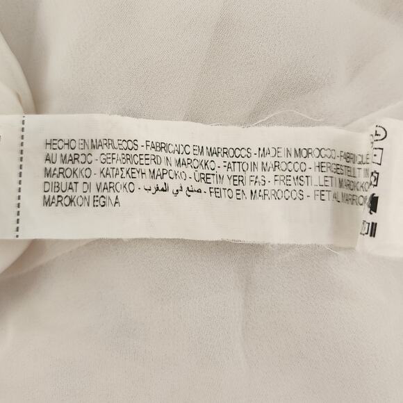 Zara Dress Womens L Multicolor Floral Satin Slip Ruched Tie Front Mini Party - Picture 7 of 11